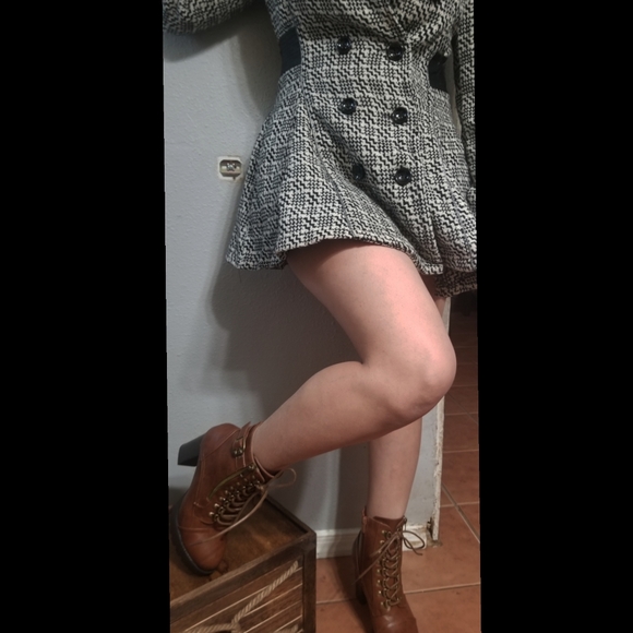 🚨Last ones 6, 6.5🚨Danny Faux -leather lace up combat motorcycle boots - Picture 5 of 6